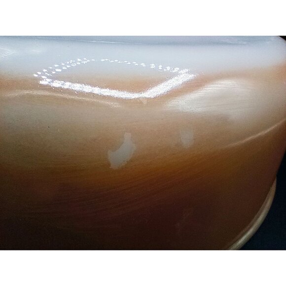 Anchor Hocking Fire King 1.5 Qt Oval Casserole Dish Vintage 467 Ovenware Orange - Picture 10 of 16